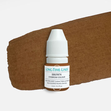 Brown 3ml Mini, Ciepły i Organiczny Pigment do brwi