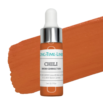 Chili korektor do ocieplania szarych i popielatych brwi 5ml.