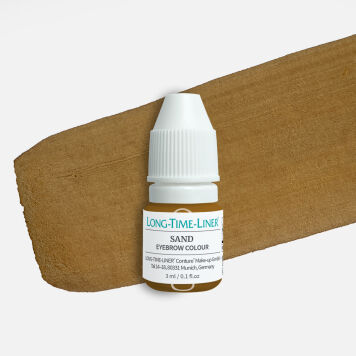 Sand 3ml Mini, Ciepły Jasny Brąz ,Organiczny Pigment do brwi