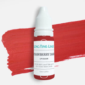 Strawberry Dark - hybrydowy, chłodny i kryjący pigment do ust 10ml.